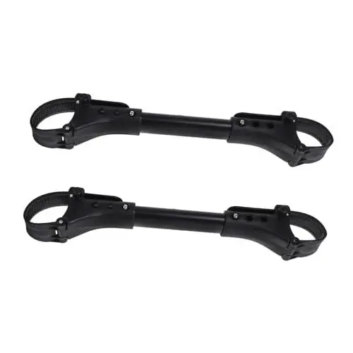 Produktbild: SWOOMEY Zwillingskinderwagen- Kinderwagen-anschlüsse Für Doppel-buggy-adapter Outdoor-kinderwagen- 2 Stück Schwarz Einfach Zu Verwenden