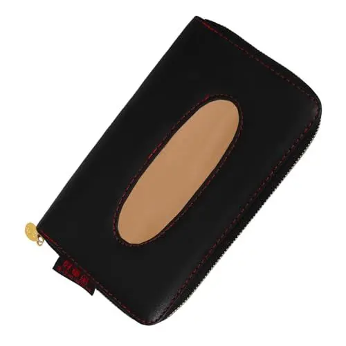 Produktbild: SWOOMEY Taschentuchbox- Fürs Auto Taschentuchhalter Für Die Sonnenblende Serviettenhalter Schwarzes Clip-Design Stabiles Material Einfach Zu Installierendes Autozubehör