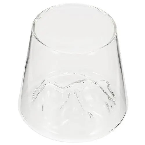 Produktbild: SWOOMEY Glas Cocktailgläser Klare Milchbecher Große Whiskygläser Dekorativer Wasserbecher Bargläser Becher Für Warme Getränke Bourbon-gläser Bergbecher Hohes Borosilikat Rum Hohe Kapazität
