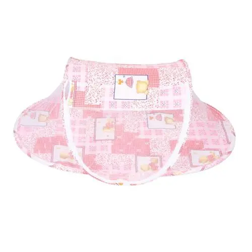 Produktbild: SWOOMEY Klappbares Moskitonetz Für Mini-schöpfkelle Burger Toaster Essen Wasserdichter Gefrierschrank Bettnetz Zelt Einmachglas Ausguss Deckel Grillzange Essen Bootszelt Stahl Rosa