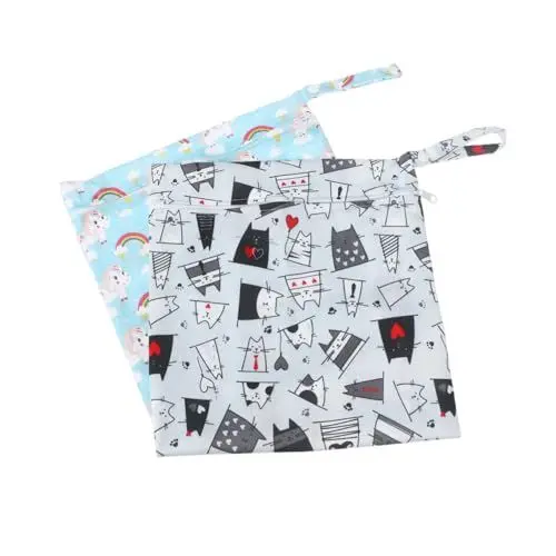 Produktbild: SWOOMEY Wickeltasche Für Kleinkinder 2 STK Wickeltasche Windeltasche Baby Urin-pad Wasserdicht Babywindeltasche