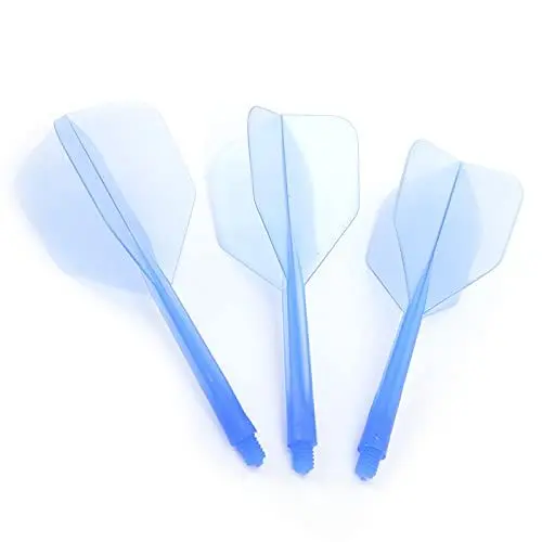 Produktbild: SWOQ Dart Flight Set, Dartschaft und Flights Anti Break 3 STK. 3,1 Zoll Länge 2BA-Gewinde für 90-Grad-Flight für Dart-Spiele(Blau)