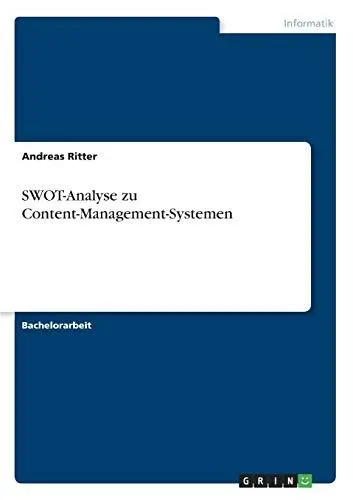 Produktbild: SWOT-Analyse zu Content-Management-Systemen