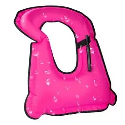 Produktbild: SWOURT Schnorchelweste Erwachsene, Aufblasbare Schnorchelweste Erwachsene, Einstellbare Schnorchelweste zum Tauchen, Sicherheit Wassersport (Rosa)