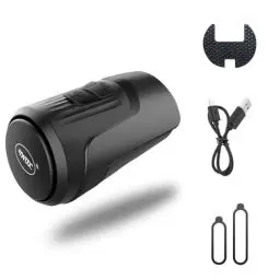 Produktbild: Swsdee Fahrradklingel Elektrisch, Fahrradhupe Elektrisch 120 dB, IPX5 wasserdichte Mountainbike Anti-Diebstahl-Alarm, USB Wiederaufladbar, für Mountainbike/Rennrad/BMX