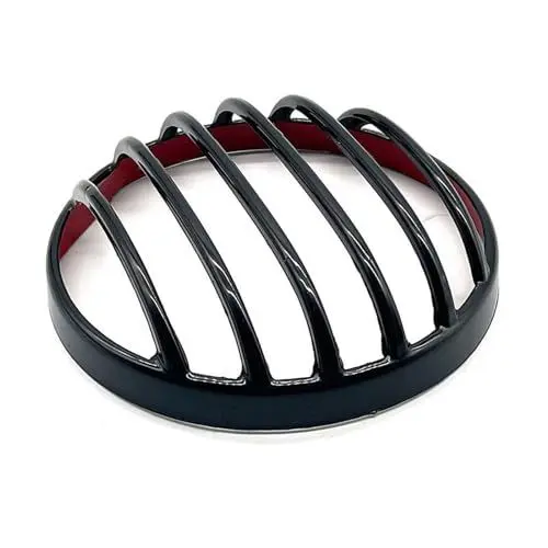 Produktbild: SWSSJUAN Scheinwerfer Abdeckung Motorrad Scheinwerfer Grille Abdeckung Schutz Für H-ONDA Rebel CMX 1100 500 300 CMX300 CMX500 CMX1100 2017 2018 2019 2020 2021 2022(Glossy Black)