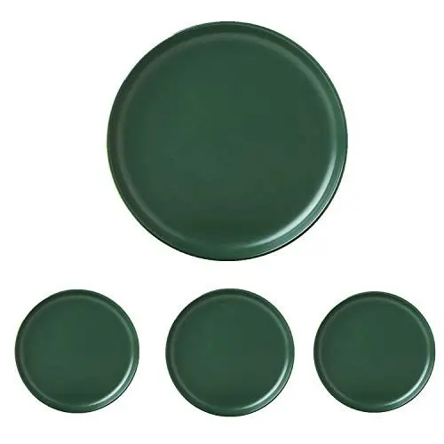 Produktbild: Swuut Vorspeisenteller aus Keramik Teller 15 cm, Matt Klein Brotteller,Mini Dessertteller 4 Stück (Grün)