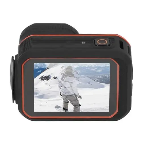 Produktbild: Sxhlseller 4K 60FPS Action-Kamera, Professionelle HD-Unterwasserkamera, 2-Zoll-Bildschirm IP68-Tauchkamera, 6-Achsen-Anti-Shake-Action-Kamera für Outdoor-REIT-Tauchaufnahmen