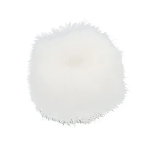 Produktbild: Sxhlseller Ansteckmikrofon-Windschutz, Leichter Lavalier-Mikrofon-Windschutz, Tragbarer Pelziger Windschutz-Muff für Lavalier-Mikrofon mit 0,5 cm Öffnung(Weiß)