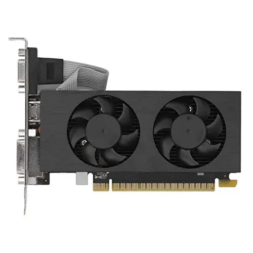 Produktbild: VBESTLIFE GTX750 4G DDR5-Grafikkarten mit Zwei Lüftern, 128-Bit-GPU-Grafikkartenunterstützung für VGA-DVI-HD-Multimedia-Schnittstelle, PCIE 3.0 16X