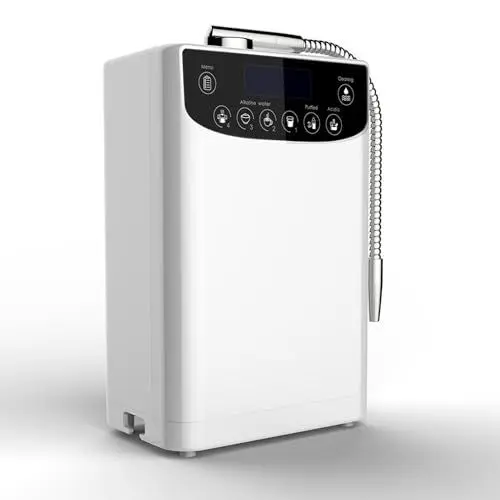 Produktbild: Hydrogen Water Generator, Multifunktionale Wand-Wasserreiniger mit LCD Display Touch Control & Voice Prompt, Reinigung Alkaline Wasser Ionisator für Zuhause (EU-Stecker