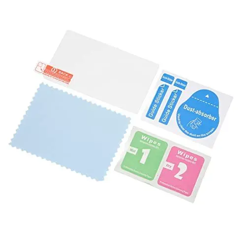 Produktbild: Sxhlseller Kamera-Displayschutzfolie, 0,3 Mm Dünn, 9H Hohe Härte, Wasserdicht, Gehärtete Kamerafolie, Kamera-Hartglasfolie für A5000 A6300 A6000 Kameras