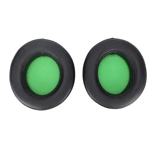 Produktbild: Kopfhörerteile Tragbare Kopfhörer-Ohrpolster Leder Weiche Ersatz-Headset-Ohrpolster für Kraken 7.1 V2 Pro Kopfhörer-Ohrpolster Kopfhörerteile(Grün)