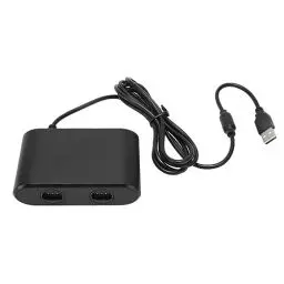 Produktbild: Sxhlseller N64 Controller-zu-USB-Adapter-Konverterkabel, Game-Controller-Konverter, Multifunktional, Unterstützt Home Turbo 2-in-1 Gamepad-Konverter-Adapter für Switch-PC