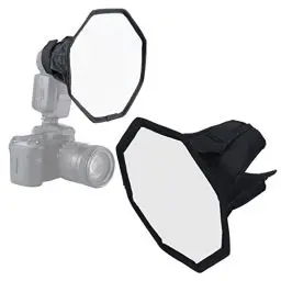Produktbild: Sxhlseller Softbox-Fotografie-Beleuchtungsset, Kamera-Softbox, Achteckiges 20-cm-Nylon, Faltbare Blitzlicht-Diffusor-Softbox, Professionelles Kamera-Beleuchtungsset für Studio-Videoaufnahmen, Filmen