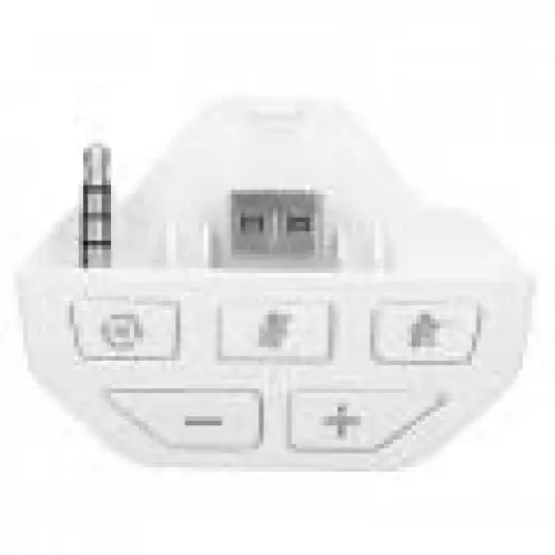 Produktbild: Sxhlseller Stereo-Headset-Adapter, Sound Enhancer für One, Stereo-Headset-Adapter Kompatibel mit 3,5-mm-Audiobuchse für One Gamepad (Weiß)