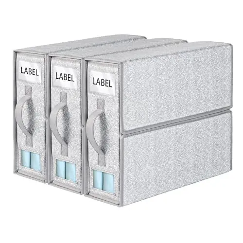 Produktbild: Syeeiex Bettwäsche Aufbewahrung Organizer 3 Stück, Faltbare Aufbewahrungstasche für Bettlaken, Bettwäsche Organizer mit Fenster&Etikett, Unterbett Aufbewahrungsbox für King&Queen Size Bettlaken Decken