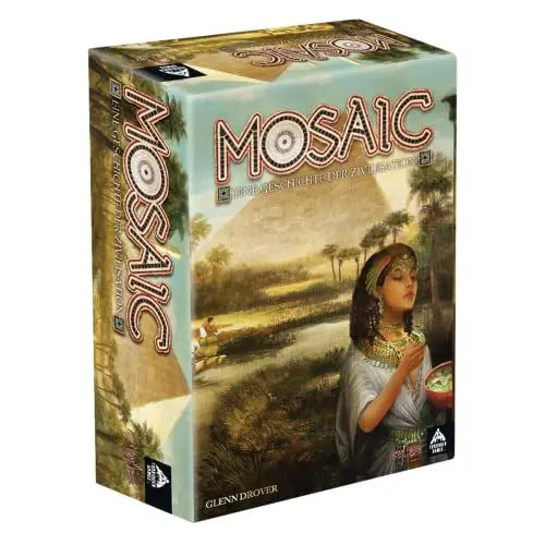 Produktbild: Sylex Edition| Mosaic: Eine Geschichte der Zivilisation, Expertenspiel, Strategiespiel, 1-6 Spieler, Ab 14+ Jahren, 120 Minuten, Deutsch