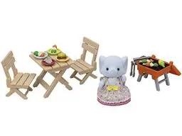 Produktbild: Sylvanian Families 5640 Picknick Spielset mit Figur - Puppenhaus Spielset