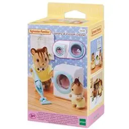 Produktbild: Sylvanian Families L5445 Waschmaschine & Staubsauger - Puppenhaus Einrichtung Möbel