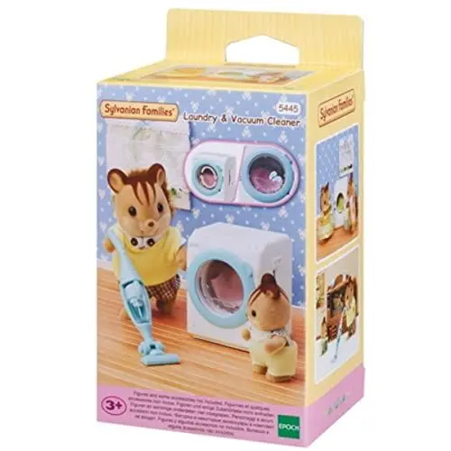 Produktbild: Sylvanian Families L5445 Waschmaschine & Staubsauger - Puppenhaus Einrichtung Möbel