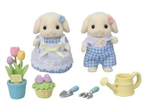 Produktbild: Sylvanian Families - 5736 Blumen- und Garten-Spielset mit Figuren - Figuren für Puppenhaus