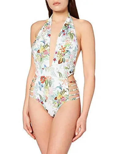 Produktbild: Sylvie Flirty Swimwear Damen Monokini Britta, Mehrfarbig (Flower Print 8888), 40B