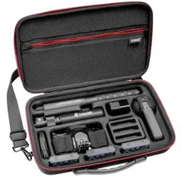 Produktbild: SYMIK S320-X Tragetasche für Insta 360 X4 Action-Kamera, Wasserdicht, Stoßfest, Kompakt, Reisetasche mit Schultergurt, Hartschalen-Nylon Tasche für Insta360 X4 Zubehör