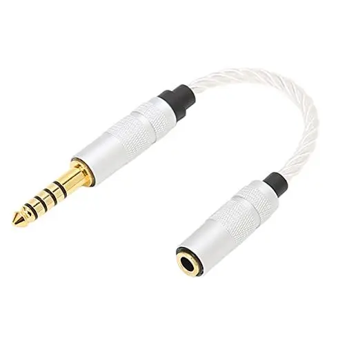 Produktbild: 4,4 Mm Symmetrischer Stecker auf 3,5 Mm Stereo-Kopfhörerkabel für NW-ZX507 DMP-Z1 NW-ZX300A, für Lotoo PAW6000, für HIFIMAN R2R2000, für Cayin N6ii