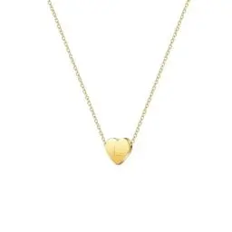 Produktbild: Symretie Goldkette mit Buchstaben L,14K Gold Vergoldet Initiale Halskette,Kleine Kette mit Buchstaben Gold Initial Herz Anhänger Kette für Damen Mädchen