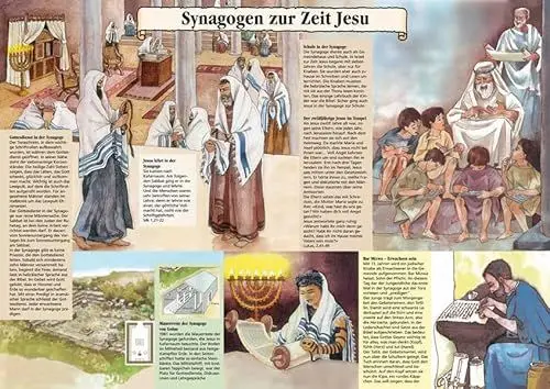 Produktbild: Synagogen zur Zeit Jesu: Plakat