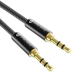 Produktbild: Syncwire 3.5mm Audio Kabel Nylon Geflochtenes 1M Klinke auf Klinke kabel für Kopfhörer Apple iPhone iPod iPad, Echo Dot Heim KFZ Stereoanlagen, Smartphones, PC, Lautsprecher, MP3 Player usw