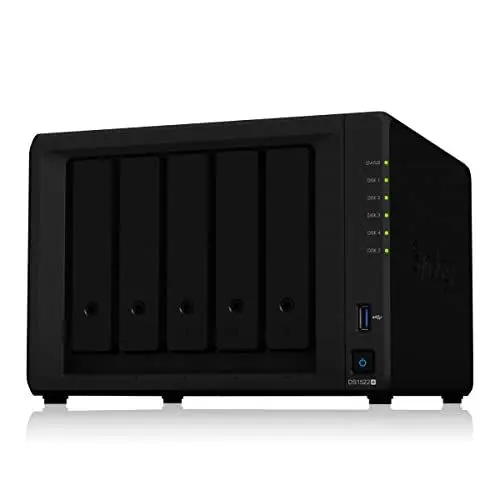Produktbild: Synology DS1522+ 5-Bay Desktop NAS-Lösung 5x3,5/2,5