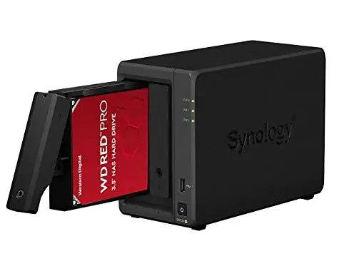 Produktbild: Synology DS720+ 6GB Syno NAS 20TB (2X 10TB) WD Red Pro, montiert und getestet mit SE DSM installiert