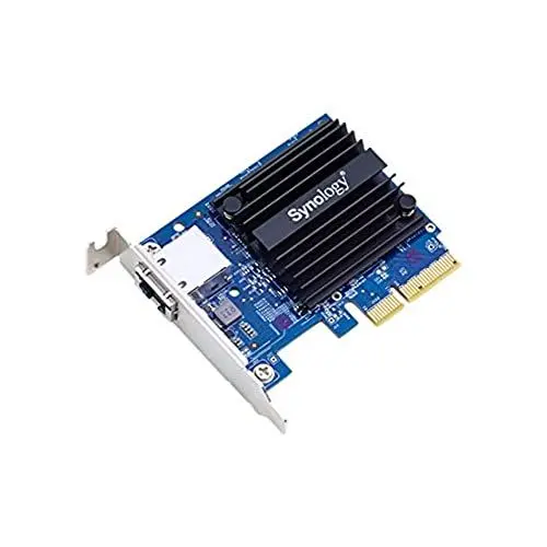 Produktbild: Synology E10G18-T1 10GB NW Card W 10GBASE-T Ports, Black/Blue