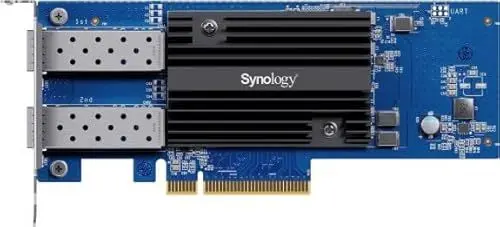 Produktbild: Synology E10G30-F2 Dual-Port 10GbE SFP+ add-in Card for Synology Systems