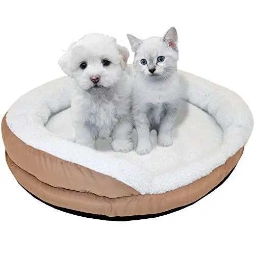 Produktbild: Syntrox Germany Beheizbares Tierbett 15 Watt 76 x 12 cm Hundebett Hundekorb Hundesofa Hundekissen Hundedecke Katzenbett Katzenkorb Katzenkissen Katzensofa Katzendecke
