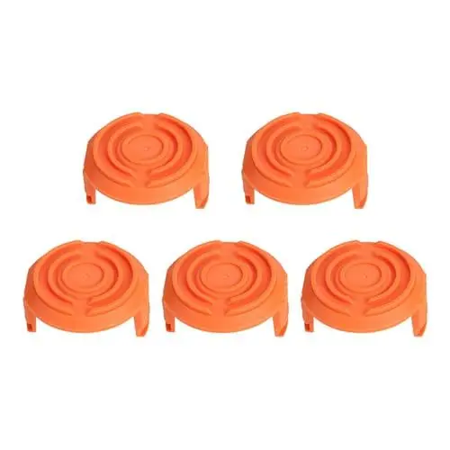 Produktbild: Syrisora 5-teiliger Rasentrimmer, Ersatz-Spulenkappe, Ersatz Kabellosen Rasentrimmer, Ersatz der Spulenabdeckung, Ersatz der Spulenkappenabdeckung, Passend Worx WA0010 Trimmer
