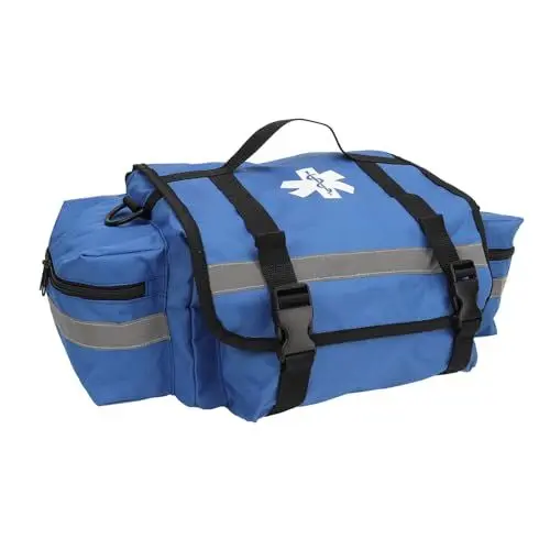 Produktbild: Syrisora ​​First Responder Bag, Große Kapazität, Notfalltasche, Feuerwehrausrüstungstasche mit Schultergurt Notfallbedarf, Blau