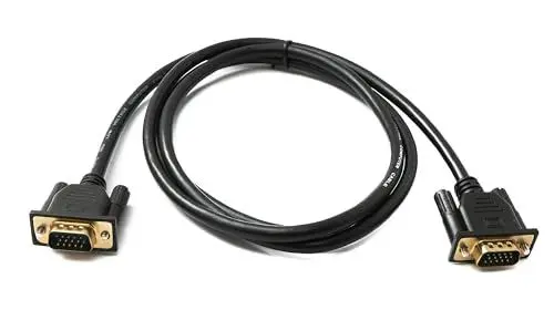 Produktbild: SYSTEM-S D Sub15 Kabel 150 cm HD VGA 15 Pin Stecker zu Stecker DB15 Adapter