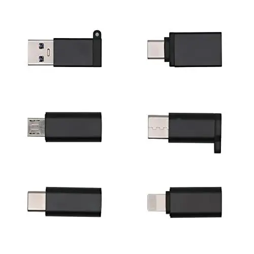 Produktbild: SZFUDIGO USB C auf Micro USB Adapter 6-Pack für Nexus 5/6 und andere Unterstützung von OTG-Funktion