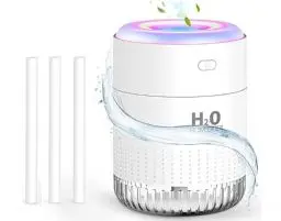 Produktbild: SZO Luftbefeuchter Mini-Luftbefeuchter Luftbefeuchter Für Den Innenbereich Mit Led-Licht, Auto-Off-Funktion Und Zwei Vernebelungsmodi Geeignet Für Den Einsatz In Autos, Schlafzimmern Und Büros