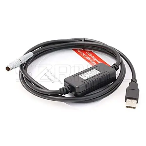 Produktbild: SZRMCC GEV267 806093 0B 5-poliger Stecker auf USB Datenkabel für Viva Total Stations und DNA Series Digital Level Instrument (Original GEV267)