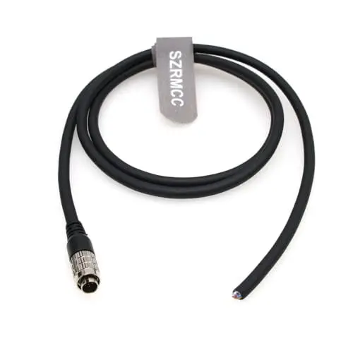 Produktbild: SZRMCC Hirose 8 Pin Stecker auf offenem Ende HR25-7TP-8P GPIO I/O Stromkabel für FLIR Flea3 GrassHopper3 GigE CCD Industriekamera Machine Vision (1m)