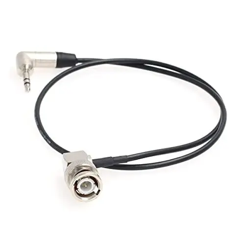 Produktbild: SZRMCC Tentakel-Synchronisationskabel, rechtwinklig, 3,5 mm, TRS auf BNC Timecode-Kabel für ARRI Amira Kamera Canon C300 C500