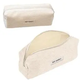 Produktbild: SZSMW Stifteetui - Pencil Case Aesthetic - Aesthetic MäPpchen - Kann Als Reise- Oder Kosmetiktasche, GeldböRse, Brillenetui Und ZubehöRtasche FüR Einfachen Transport Verwendet Werden（Milchig Weiß）