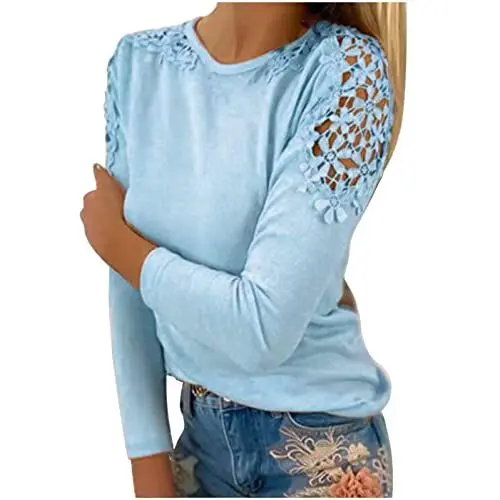 Produktbild: T Shirt 5XL Damenpullover Bluse Grün Weiß Gestreift Angora Unterwäsche Damen Langarm Leinentunika Weiss Blusen Damen Kariert Strickmantel Lang Damen Oversize Hoodie Kellner Bluse Weiße