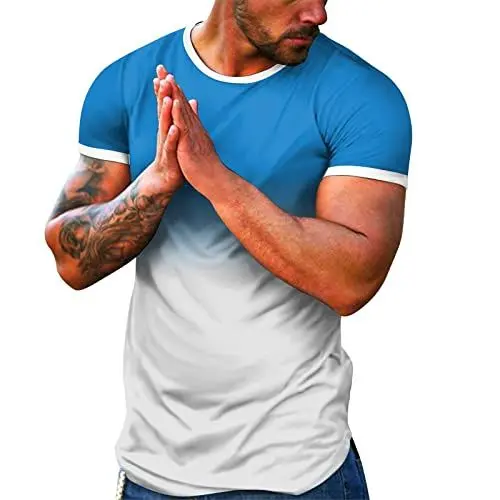 Produktbild: t Shirt Herren weiß Sport Dart t Shirts für Herren Herren t-Shirts 5XL männer t Shirt lang t Shirt schwarz unbedruckt t-Shirt schwarz Herren lang t Shirt Fahrrad sprüche