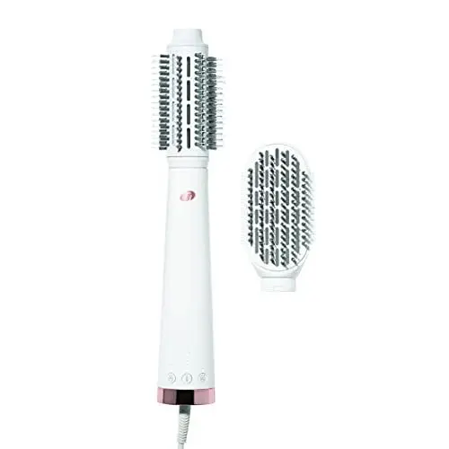 Produktbild: T3 AireBrush Duo Heißluft-Trockenbürste mit zwei austauschbaren Aufsätzen, 15 Temperatur und Geschwindigkeitskombinationen, T3 IonFlow Technologie, Volume Booster Schalter + feststellbarer Kaltstufe