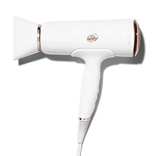 Produktbild: T3 Micro Cura – Digitaler professioneller Haartrockner mit Ionentechnologie, schnell trocknender breiter Luftstrom für mehr Volumen, glättet Frizz, mehrere Geschwindigkeits-und Temperatureinstellungen